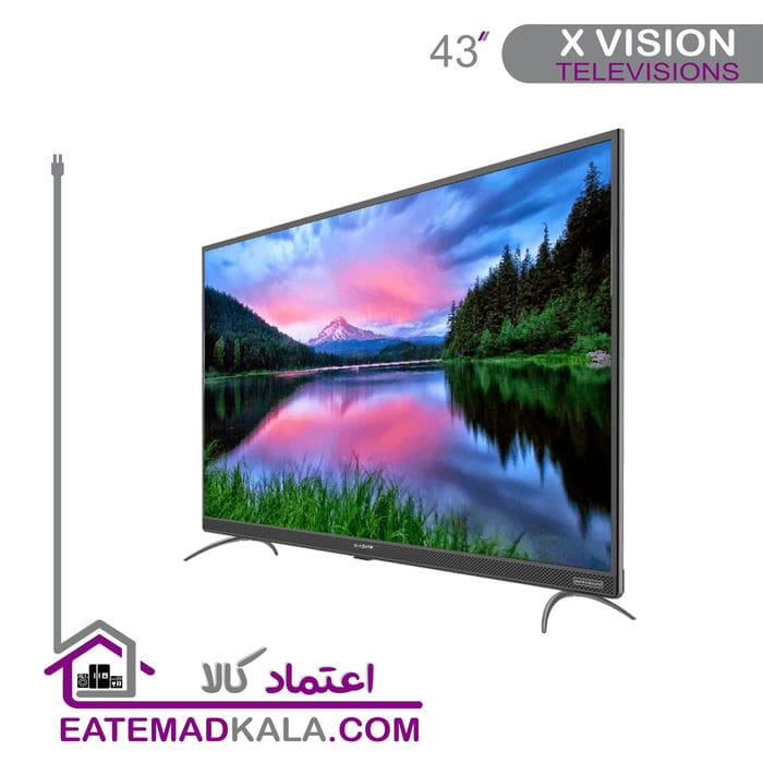 تلویزیون ال ای دی هوشمند یکس ویژن XT735 سایز 43 اینچ